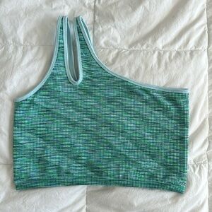 OFFLINE By Aerie Seamless One Shoulder Longline Sports Bra